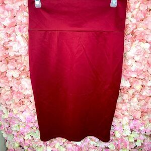 Burgundy Pencil Skirt!